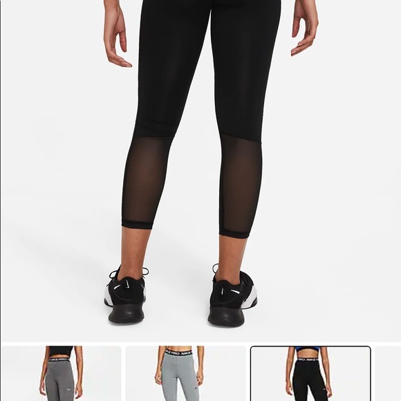 Nike tights / leggings. Black. 7/8 length. 2X / XXL - Picture 2 of 4